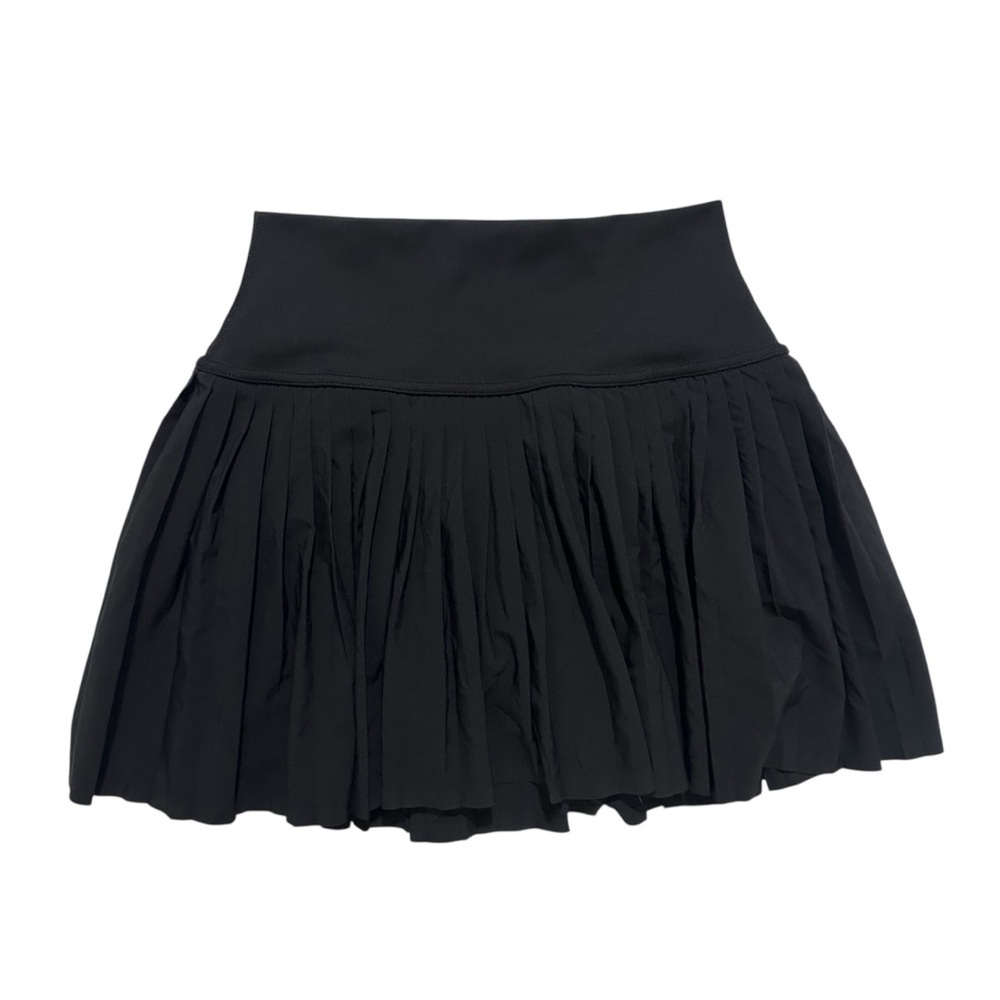Alo Yoga Grand Slam Tennis Skirt - Black XXS - Picture 3 of 6